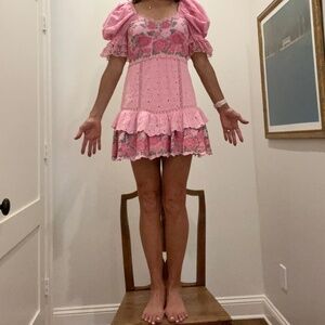 LoveShackFancy Mini Dress